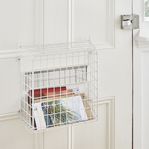 Front door letter box cage - front,