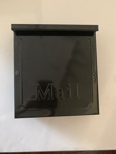Locking metal mailbox - mailbox, wall